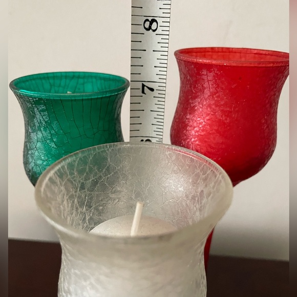 Set of 3 graduated candle holders - Picture 5 of 7